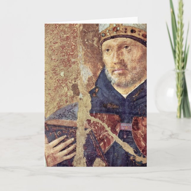 St. Benedikt Detail: Antonello Da Messina Karte (Vorderseite)