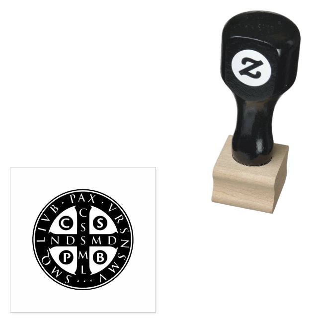 St. Benedikt Medal Design Gummistempel (Stempel)