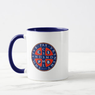 St. Benedikt Medal Design Tasse