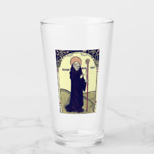 St. Benedikt von Nursia Abt. von Monte Cassino Glas