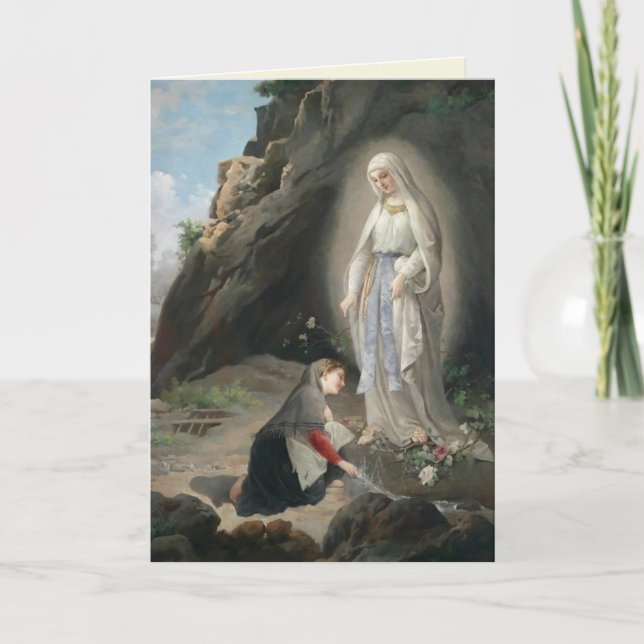 St. Bernadette Katholische St. Nun Card Karte (Vorderseite)