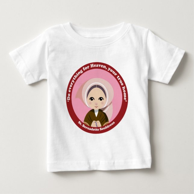 St. Bernadette Soubirous Baby T-shirt (Vorderseite)