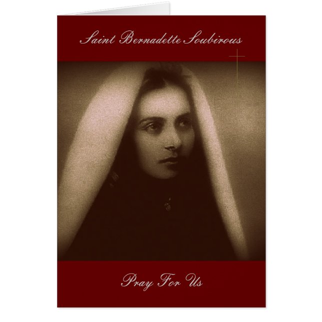 St. Bernadette Soubirous Beten für uns (Vorne)