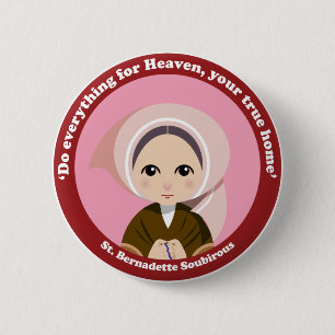St. Bernadette Soubirous Button