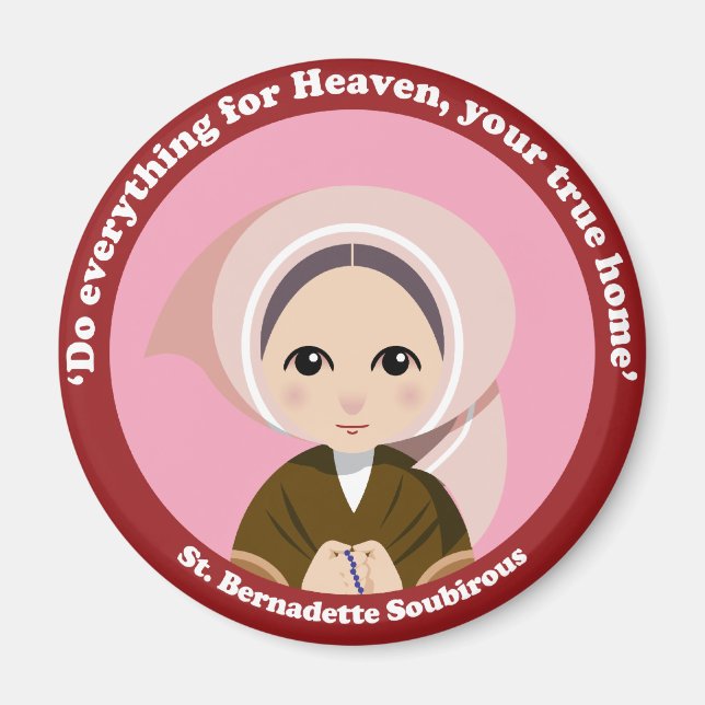 St. Bernadette Soubirous Magnet (Vorne)