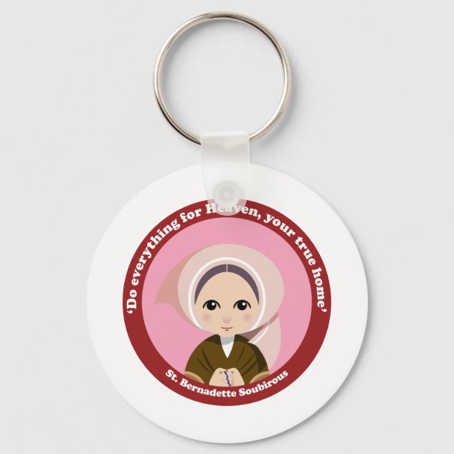 St. Bernadette Soubirous Schlüsselanhänger (Vorderseite)