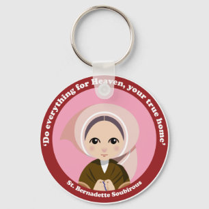 St. Bernadette Soubirous Schlüsselanhänger