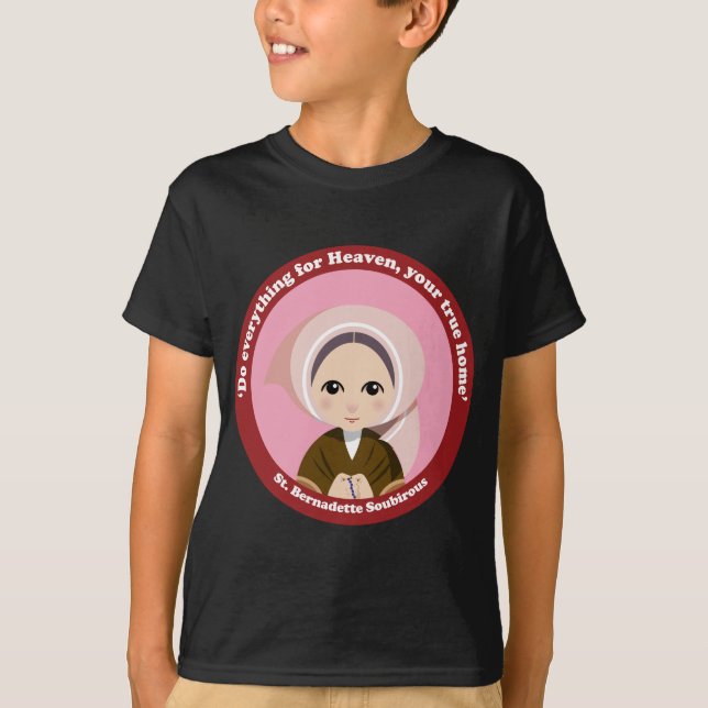 St. Bernadette Soubirous T-Shirt (Vorderseite)