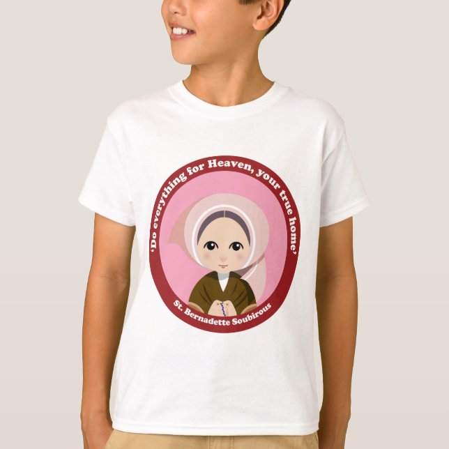 St. Bernadette Soubirous T-Shirt (Vorderseite)