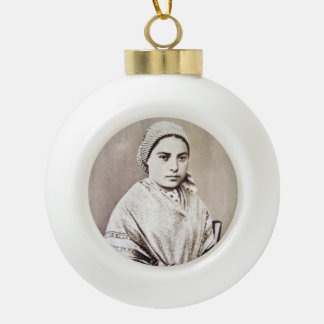 St.Bernadette Weihnachtsverzierung Keramik Kugel-Ornament