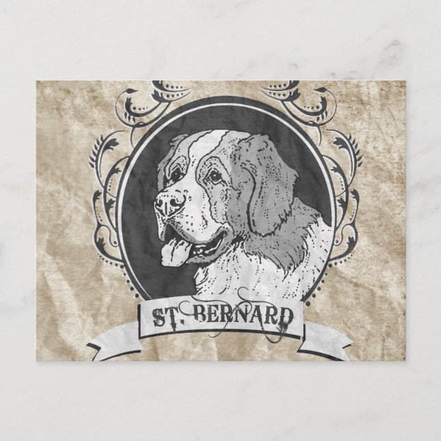 ST. BERNARD (2) POSTKARTE (Vorderseite)