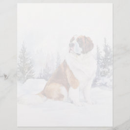 St. Bernard - 8,5" x 11" Stationierblech