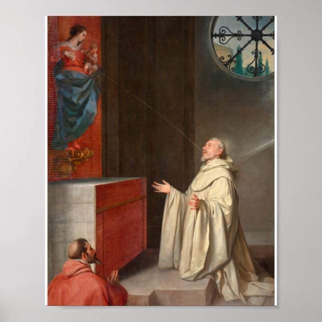 St. Bernard And The Virgin Poster (Vorne)