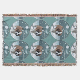 St Bernard Christmas Decke