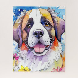 St. Bernard Dog Jigsaw Puzzle