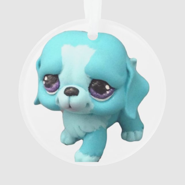 St. Bernard Dog Ornament (Rückseite)