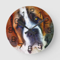 St. Bernard Dog Painting