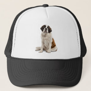 St Bernard Dog Pet Animal Custom Trucker Hat Truckerkappe