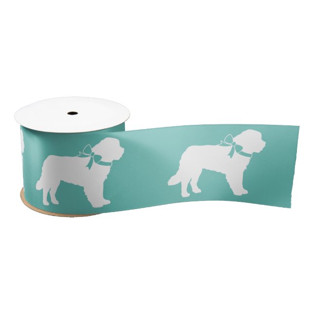 St. Bernard Dog Puppy Satinband (Spule)