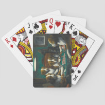 St Bernard Dogs Poker