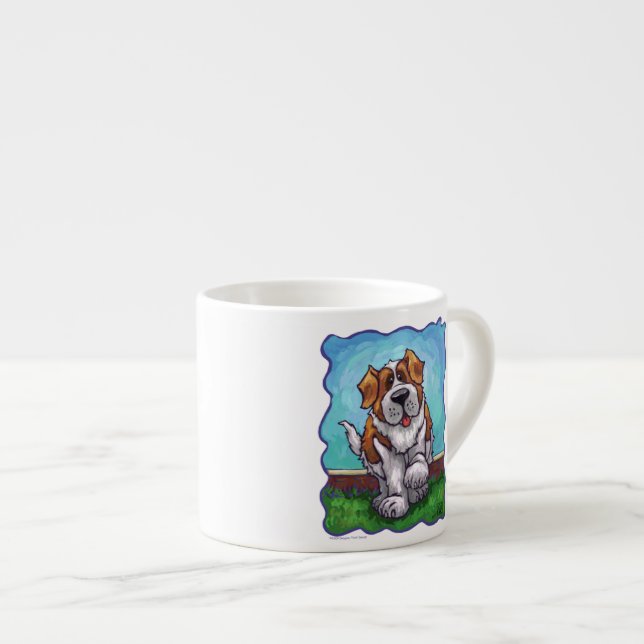St. Bernard Geschenke & Accessoires Espressotasse (Vorderseite Rechts)