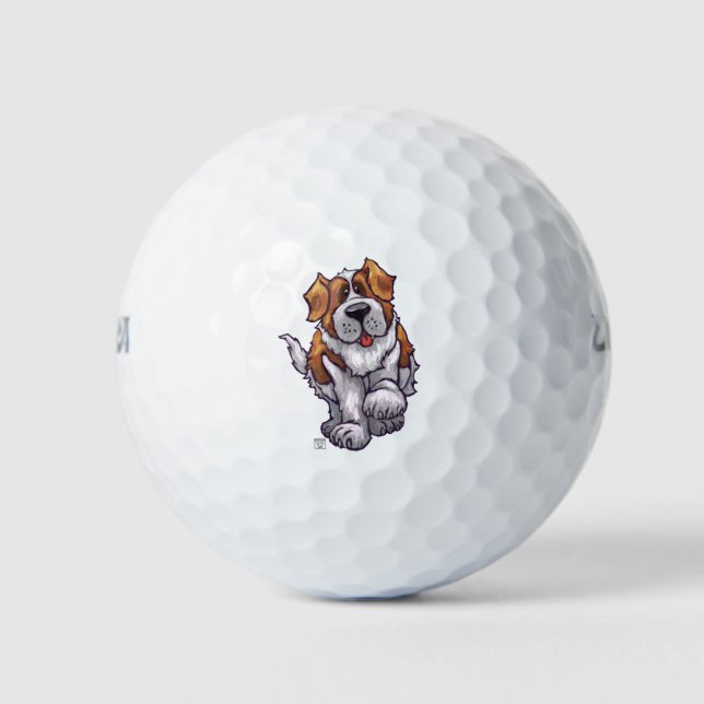 St. Bernard Geschenke & Accessoires Golfball (Vorderseite)