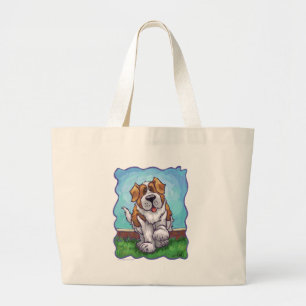 St. Bernard Geschenke & Accessoires Jumbo Stoffbeutel
