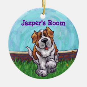 St. Bernard Geschenke & Accessoires Keramik Ornament