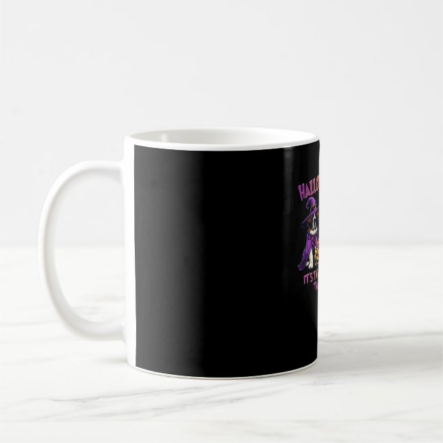 St. Bernard Halloween Erntedank Weihnachtsklasse Kaffeetasse (Links)