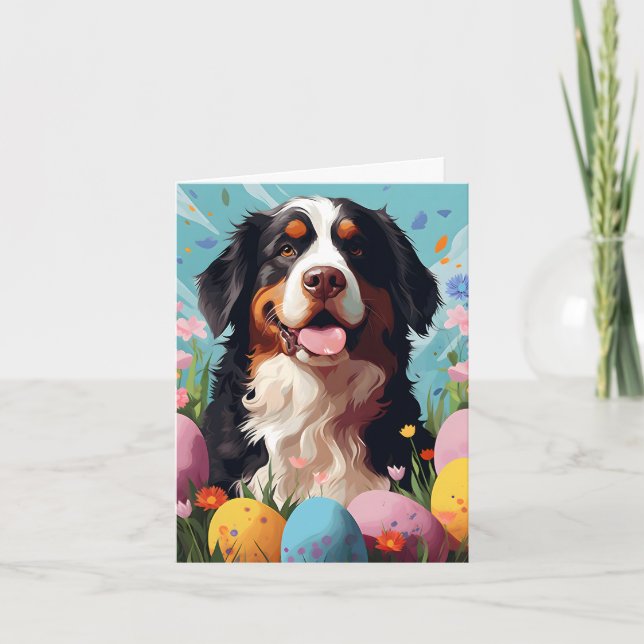 St.Bernard Happy Oaster Karte (Vorderseite)