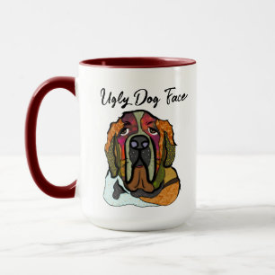 St. Bernard hässliche Hunde Tasse