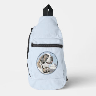 St. Bernard Malerei Rough St. Origineller Hund Kun Crossbody Bag