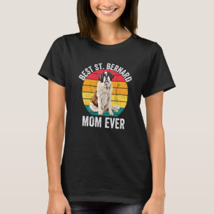 St. Bernard Mama Vintages St. Bernard Mama Dog T-Shirt
