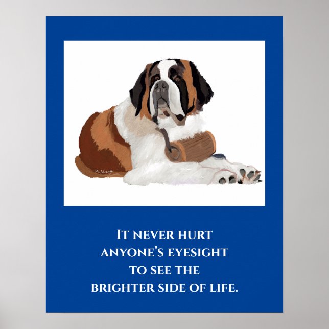 St. Bernard Print, Value Poster zum Download (Vorne)