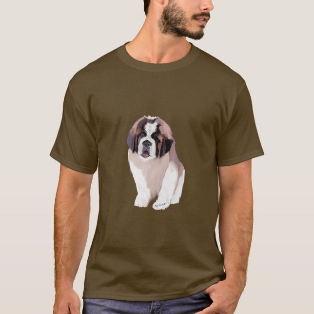 St. Bernard Puppy T-Shirt (Vorderseite)