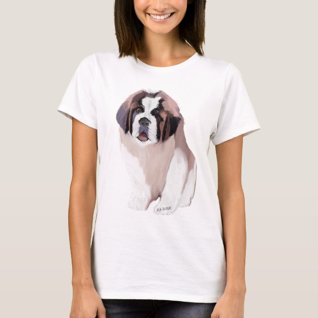 St. Bernard Puppy T-Shirt (Vorderseite)