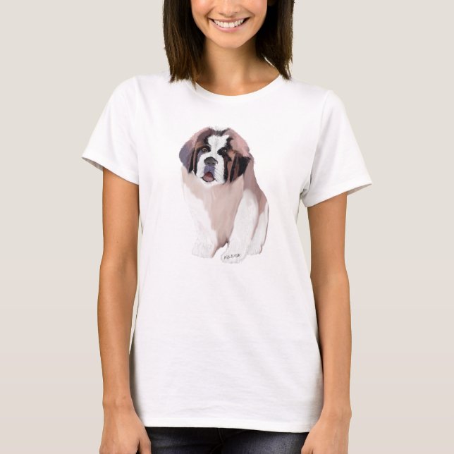 St. Bernard Puppy T-Shirt (Vorderseite)