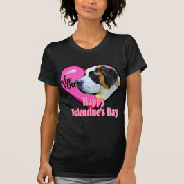 St. Bernard Valentine's Day Geschenke T-Shirt