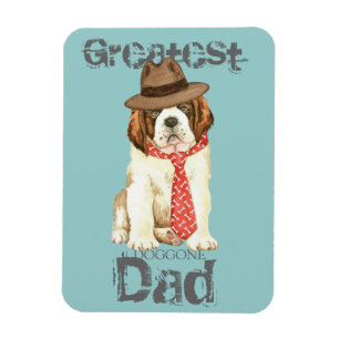 St. Bernard Vater Magnet