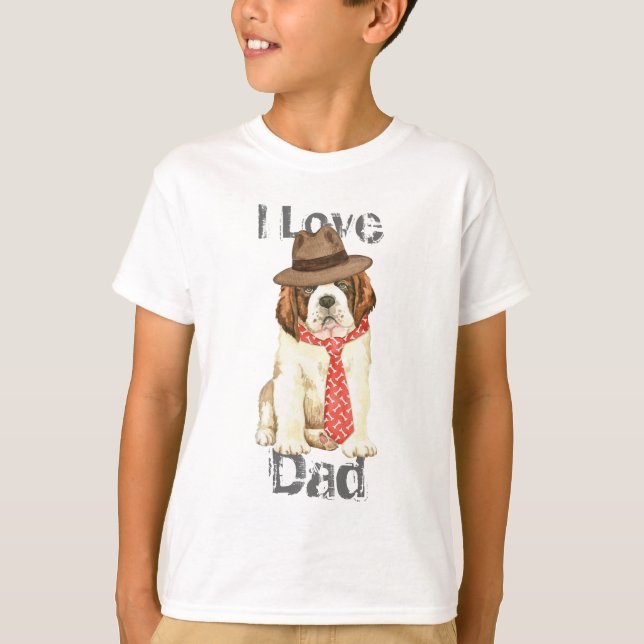 St. Bernard Vater T-Shirt (Vorderseite)