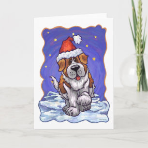 St. Bernard Weihnachten