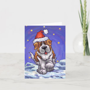 St. Bernard Weihnachten