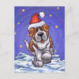 St. Bernard Weihnachten