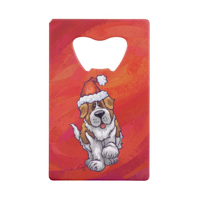 St. Bernard Weihnachten am Roten Meer Geldbeutel Flaschenöffner (Vorderseite)