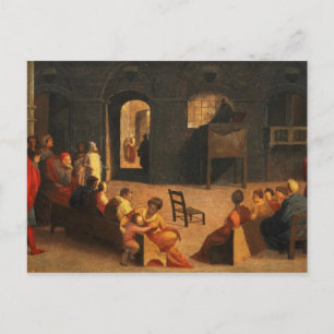 St. Bernardino Siena Preaching Postkarte