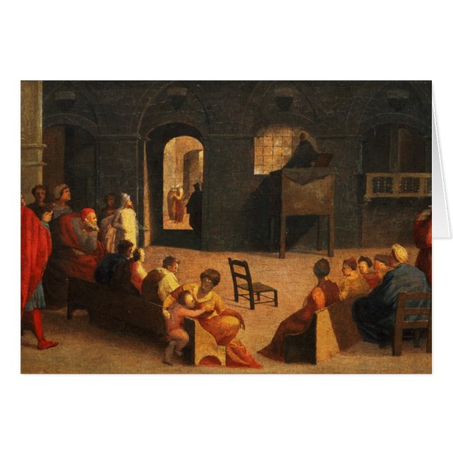 St. Bernardino von Siena-Predigen (Vorderseite (Horizontal))
