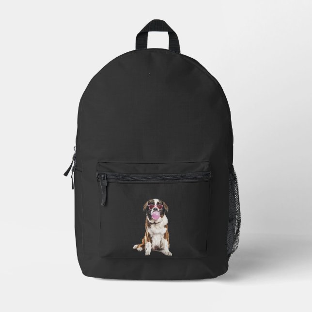 St. Bernhard Bedruckter Rucksack (Vorderseite)