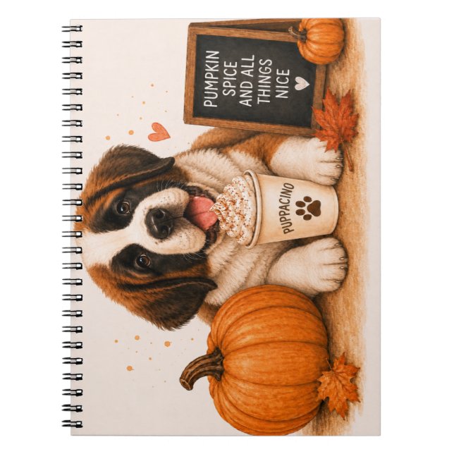 St. Bernhard Herbst Notizblock (Vorderseite)