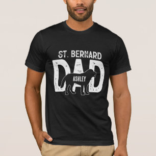 St. Bernhard Hund Papa Welpen Papa T-Shirt