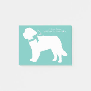 St. Bernhard Hund Welpe Post-it Klebezettel